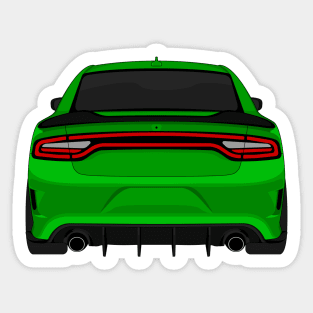 DODGE CHARGER GREEN Sticker